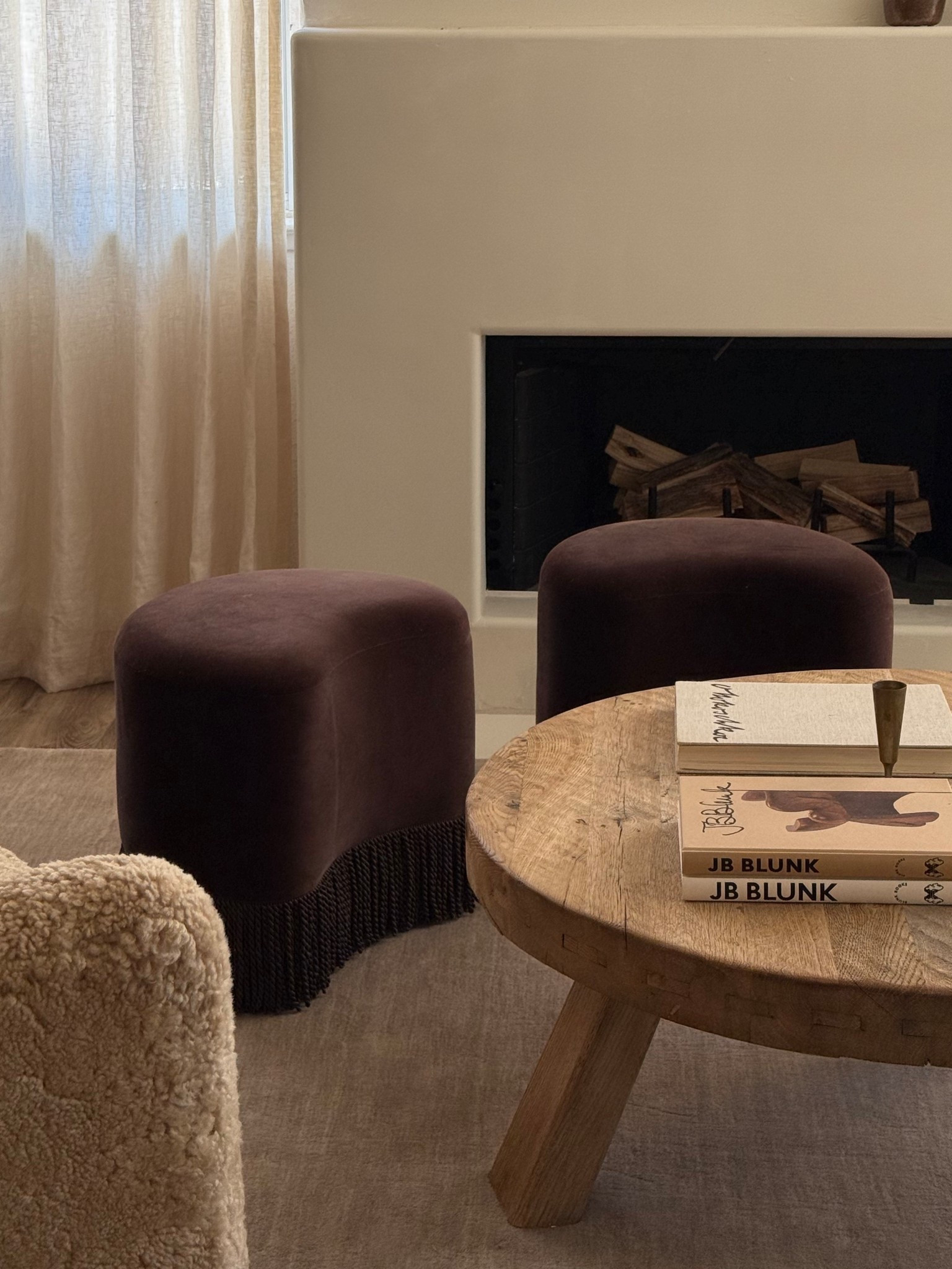 ON SALE: brown accent stools 