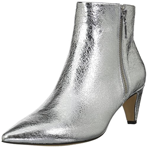 The Fix Women's Kenzee Kitten Heel Bootie, Silver Metallic, 7.5 B US | Amazon (US)