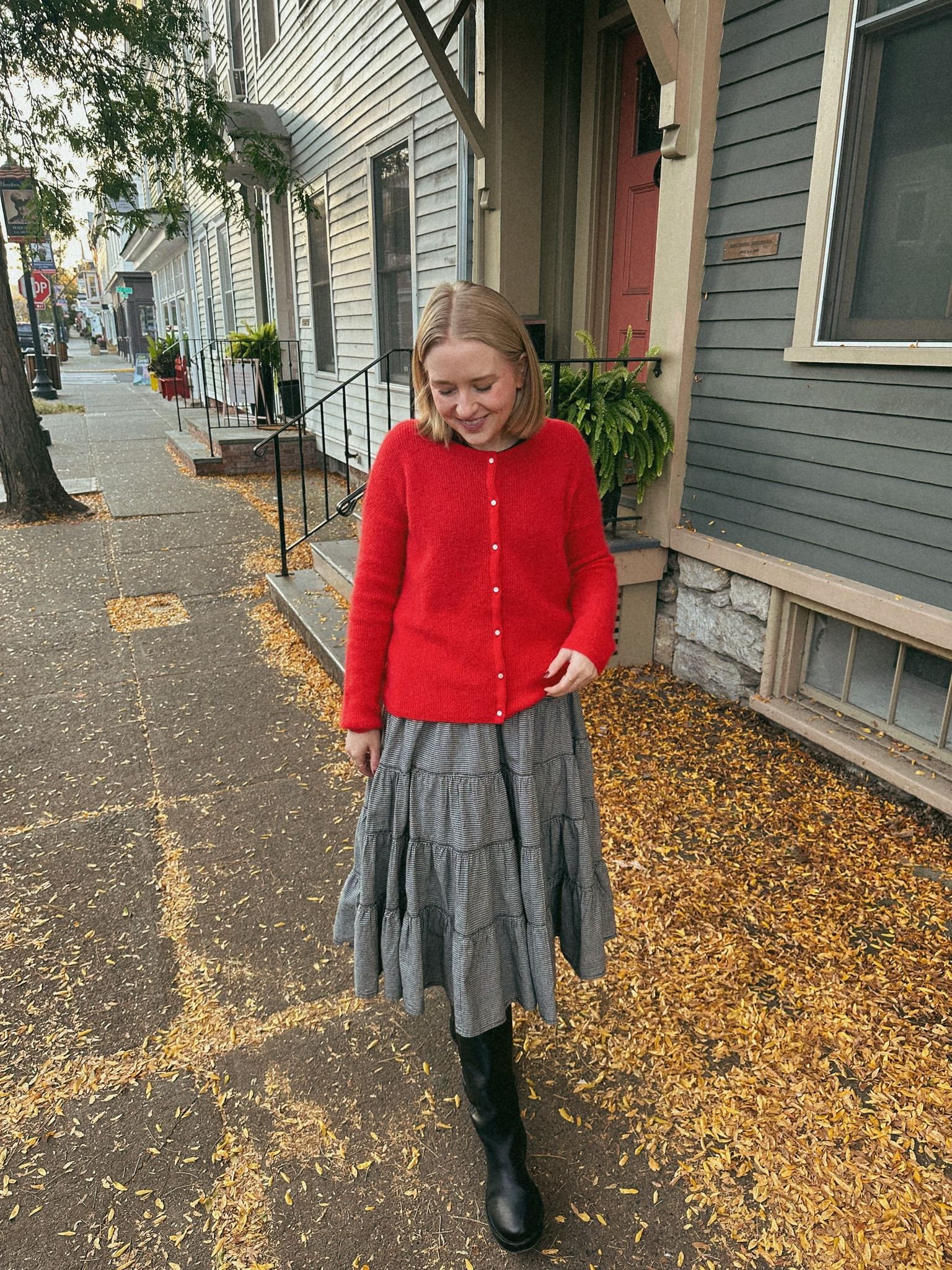 ootd ❤️🍂 been waiting for the perfect time to wear this gingham midi! 

#LTKStyleTip