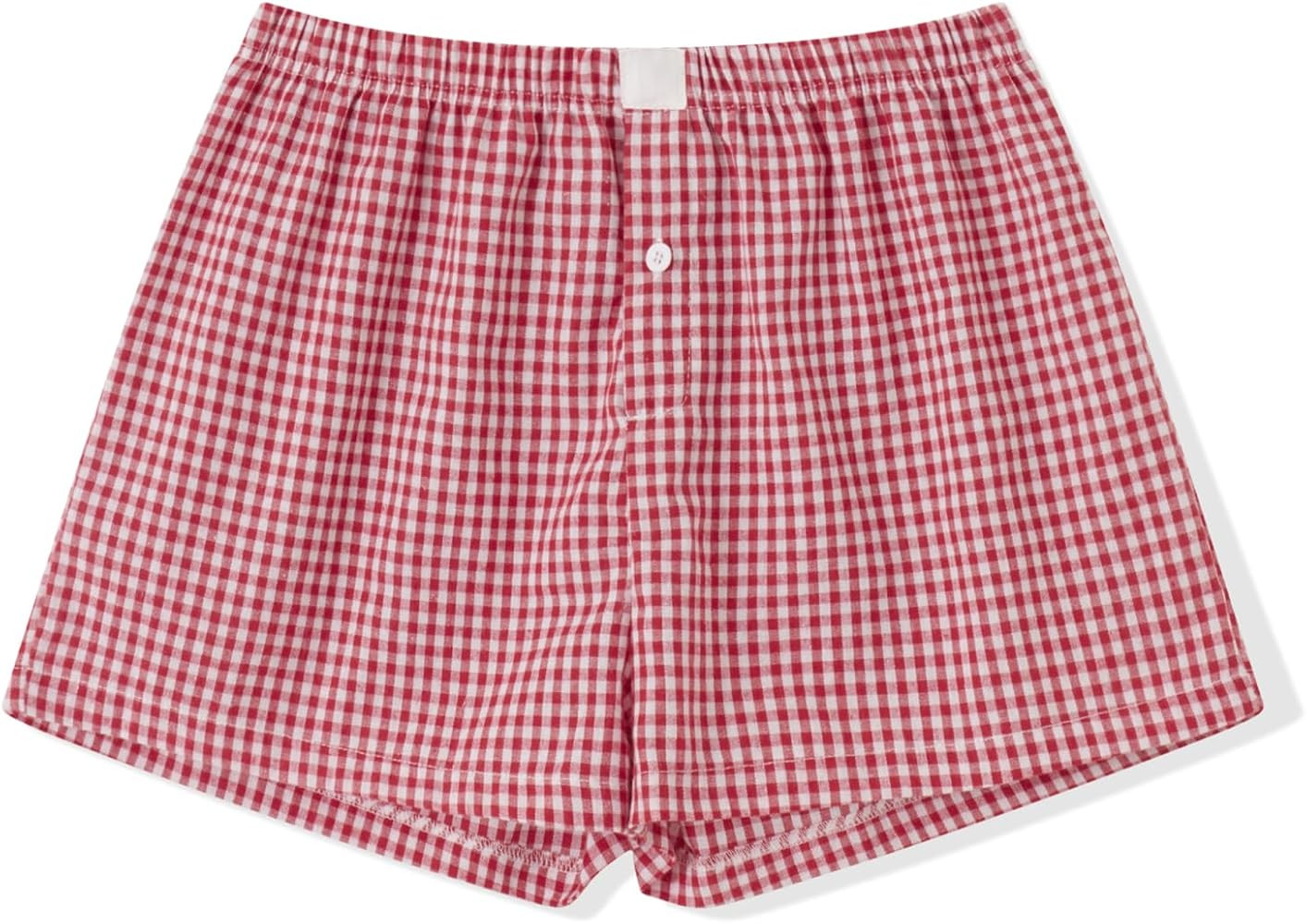 Y2k Women Pajamas Shorts Low Rise Pj Sleep Shorts Plaid Boxer Sleeping Shorts Sleepwear Micro Bot... | Amazon (US)