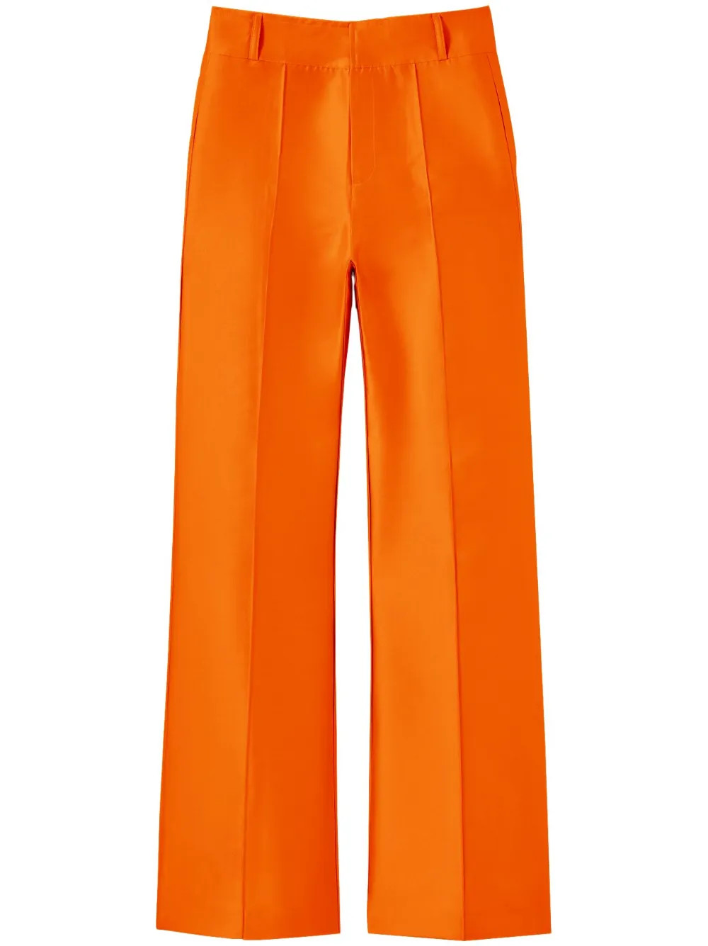 DESTREE Yoshi pressed-crease Trousers  | Orange | FARFETCH UK | Farfetch Global