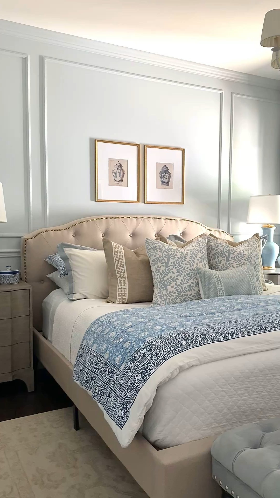 Bedroom decor in elegant hues of soft blues, creams and beiges

Master bedroom, primary bedroom, main bedroom, bedroom finds, neutral bedroom, light blue bedroom, bedding, throw pillows, chandelier, home finds, home decor

#LTKHome #LTKSeasonal