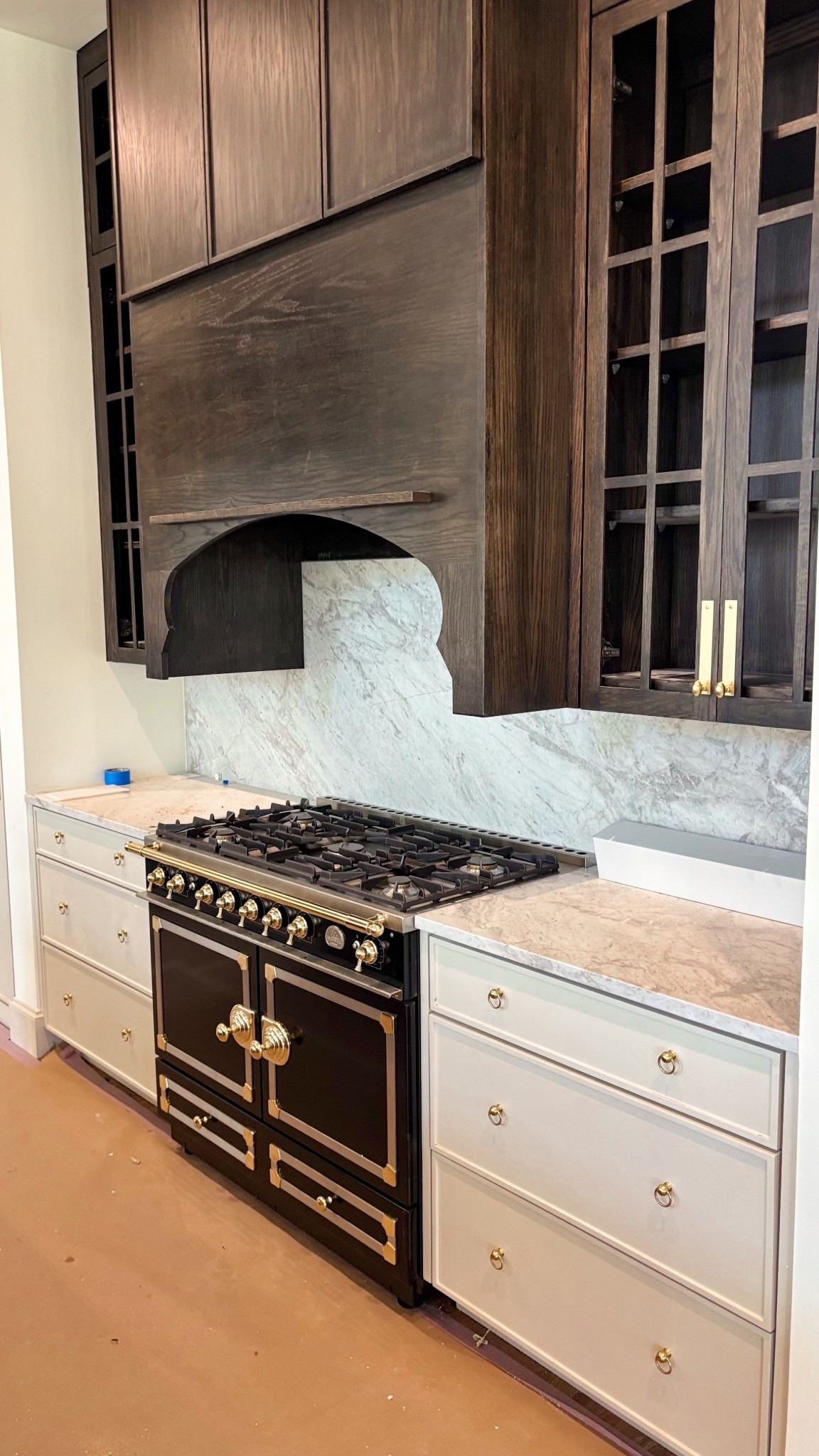 Kitchen details linked: hardware (brushed brass), Brizo faucet, La Cornu 110 Range. Cabinet Paint color: “Natural Cream”

#LTKFamily #LTKHome