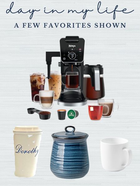 A few favorites shown in my day in my life reel! I love our Ninja coffee maker especially the ability to schedule when my coffee is ready! Our coffee mugs are from Williams-Sonoma and the custom disposable coffee cups are from Please Reply in Birmingham but I’ve linked similar ones  

#LTKhome