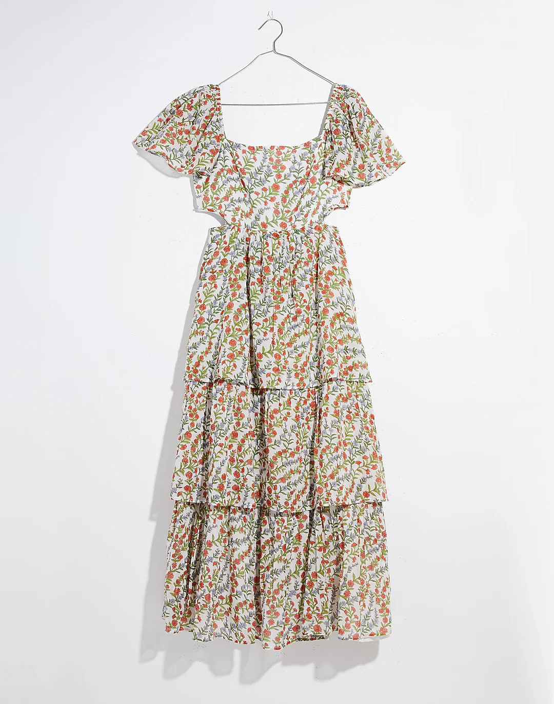 Banjanan Bonnie Tiered Midi Dress in Boundless Floral | Madewell