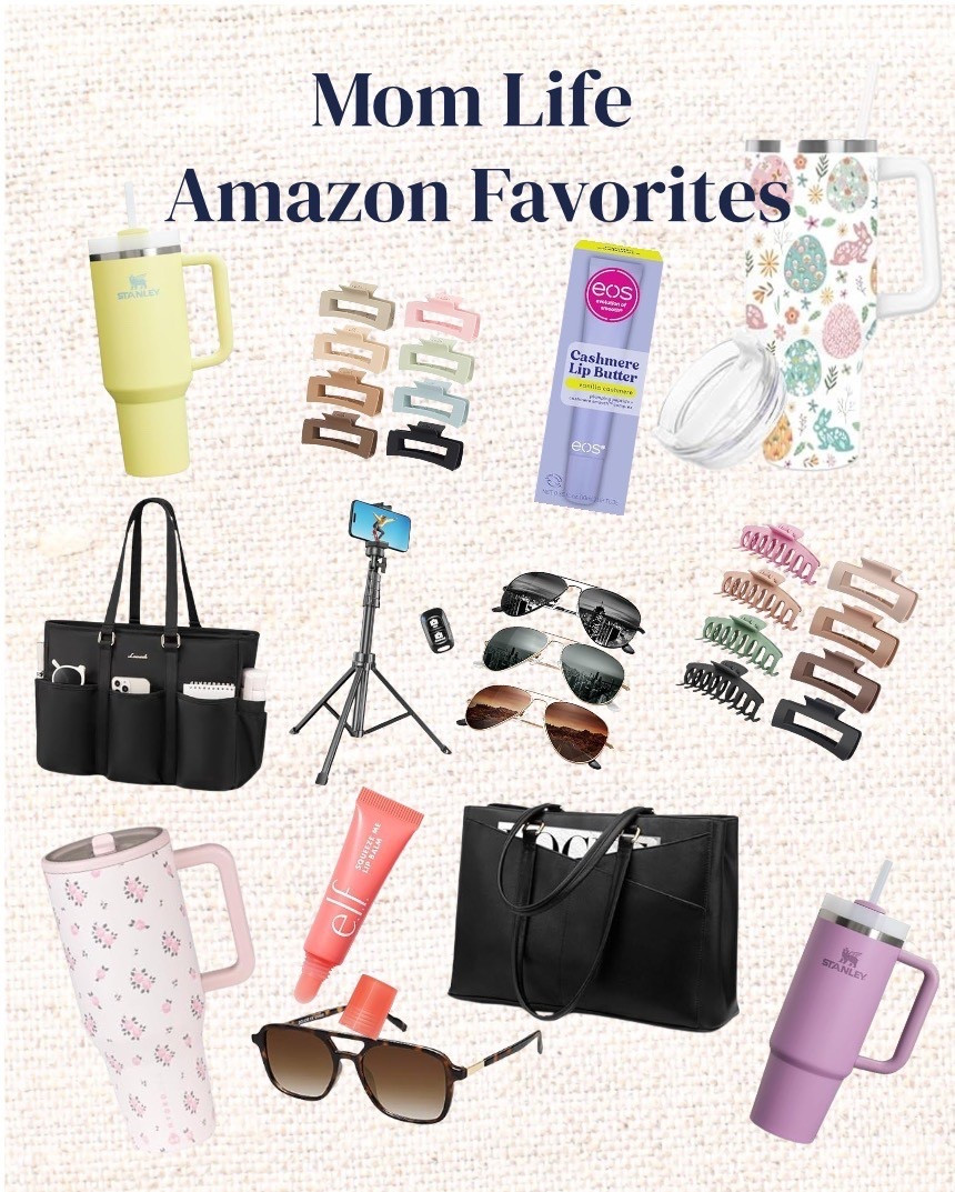 Mom life favorites lately 🤍
A few Amazon things I use almost every day, from my tumbler and claw clips to my tripod and favorite lip balm.

Everything is linked here in my LTK!


#LTKdayinmylife #LTKSeasonal #LTKgrwm