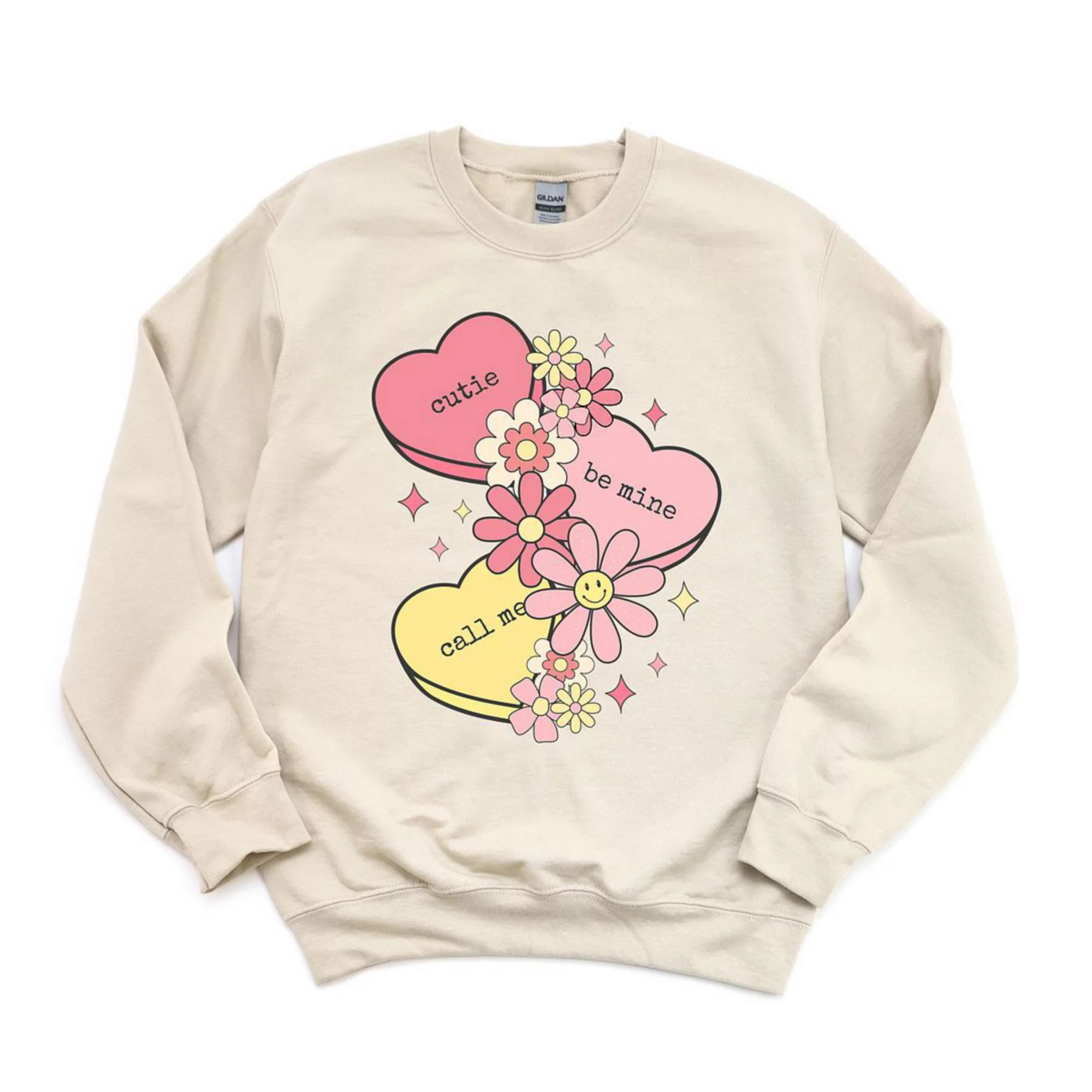 Retro Valentine Hearts Sweatshirt | Kohl's