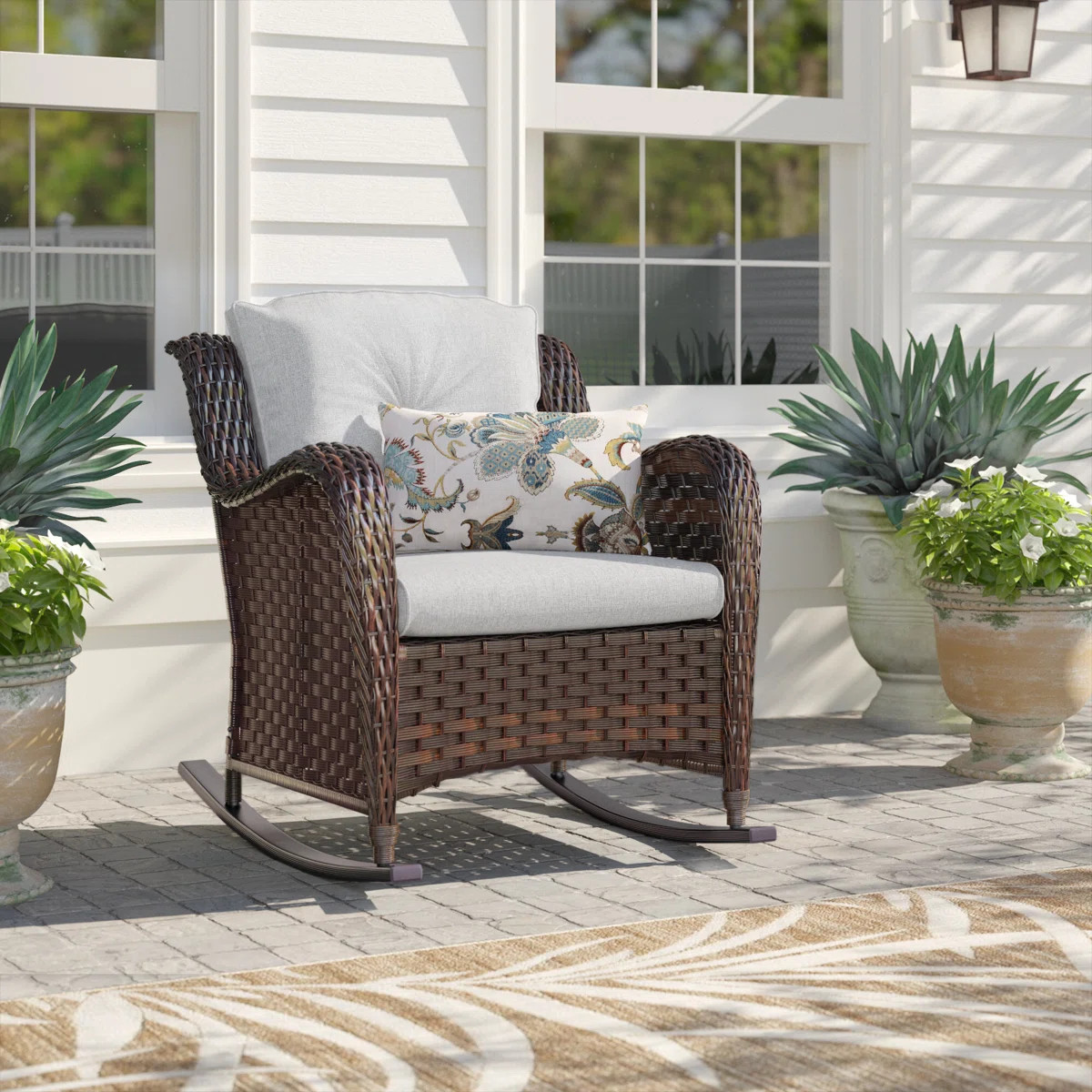 Alysan Wicker Outdoor Chair | Wayfair North America