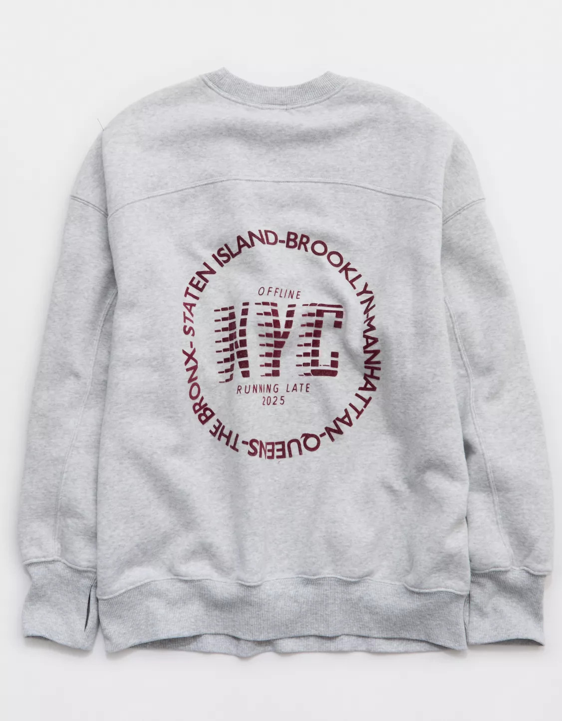 OFFLINE By Aerie Cloud Fleece Oversized Crewneck Sweatshirt | Aerie