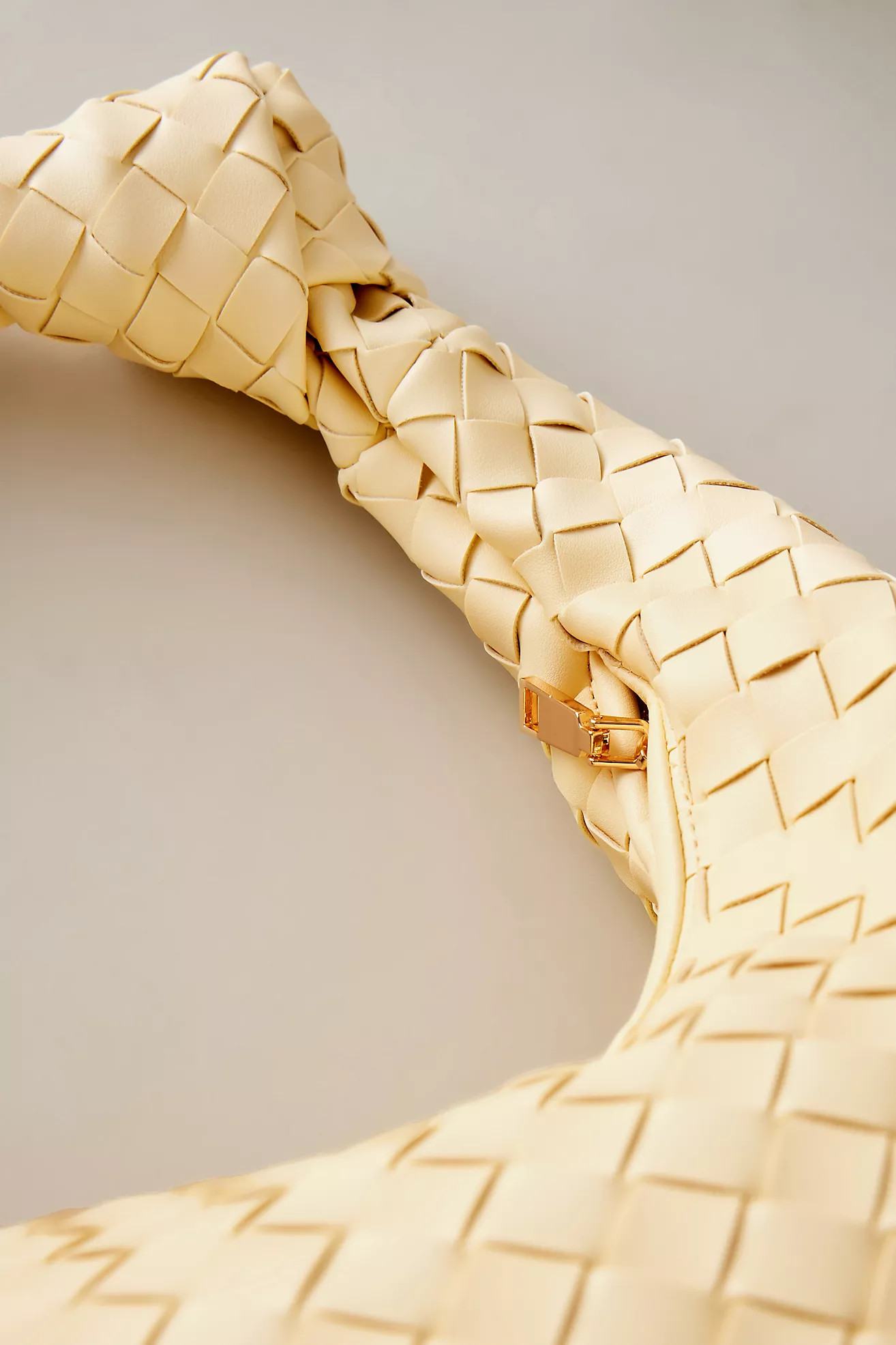 The Brigitte Woven Faux-Leather Shoulder Bag by Melie Bianco: Oversized Edition | Anthropologie (UK)