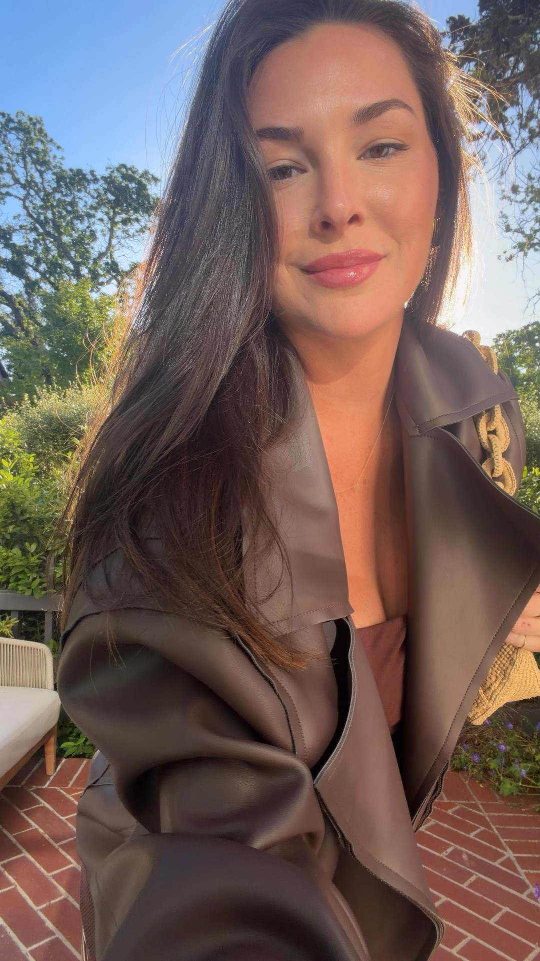 Sonoma night out! Wearing my favorite resort style pants, with a stretchy long tank top fit the bump and an oversized leather jacket because it gets chillyyy here at night!



#LTKdayinmylife #LTKTravel #LTKootd