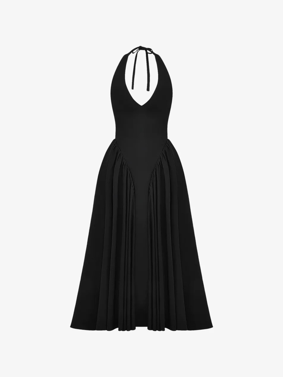 Marilyn Halter Midi Dress | Selfridges