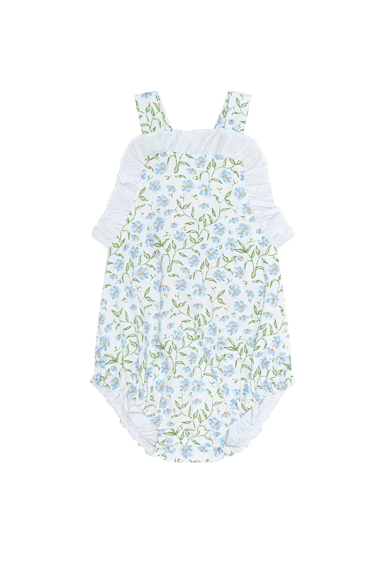 Blue Vines Woven Summer Bubble | EMILIA GEORGE®