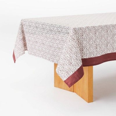 120" x 60" Cotton Printed Tablecloth - Threshold™ designed with Studio McGee | Target