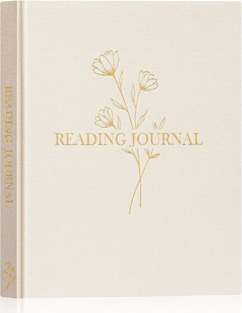 Lanpn Reading Journal Book Journal for Book Lovers Readers, 9.3" x 7.7", 158 Pages Linen Hardcove... | Amazon (US)