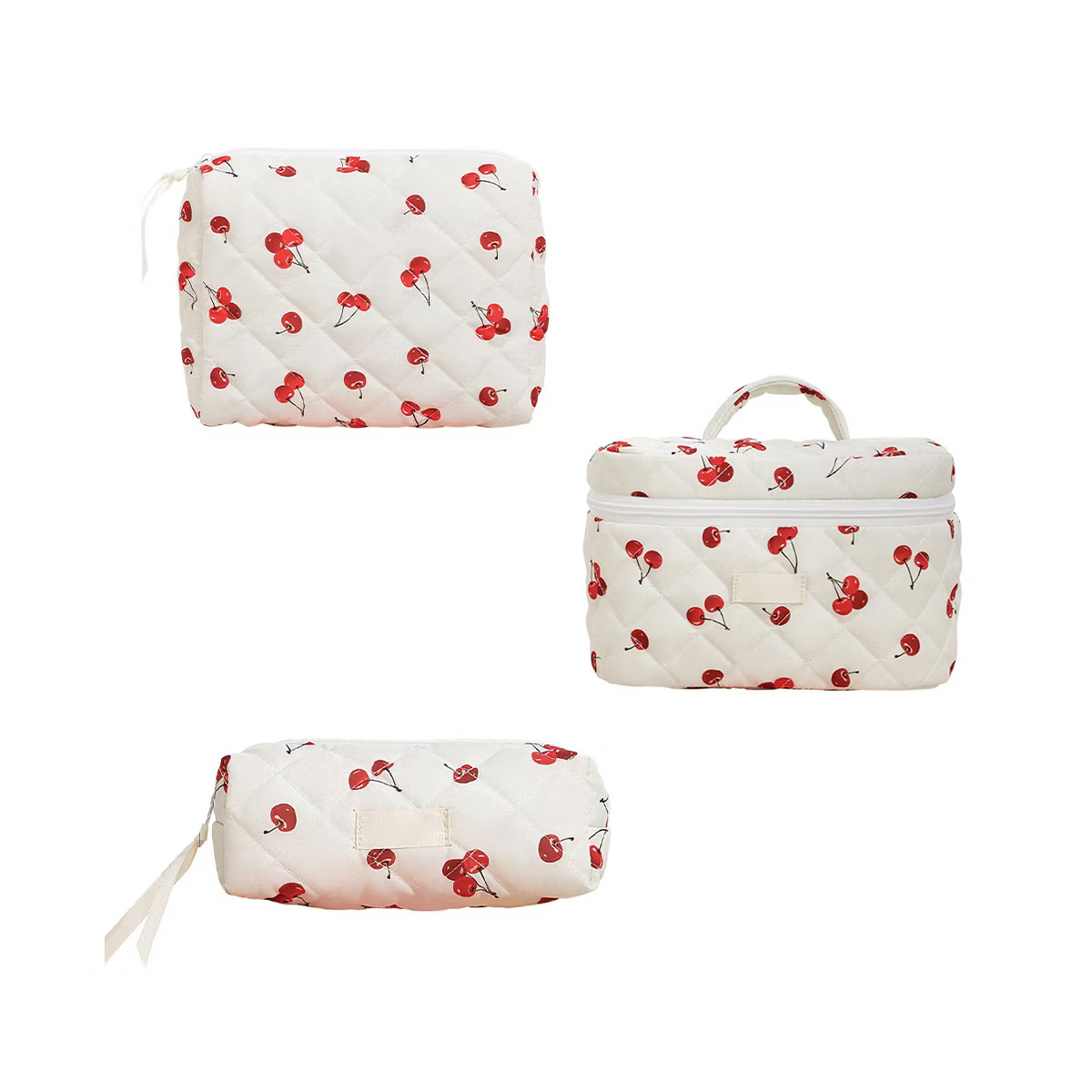 3pcs Mini Makeup Bag Printed Cosmetic Bag Coquette Aesthetic Toiletry Bag Travel Make Up Organize... | Target