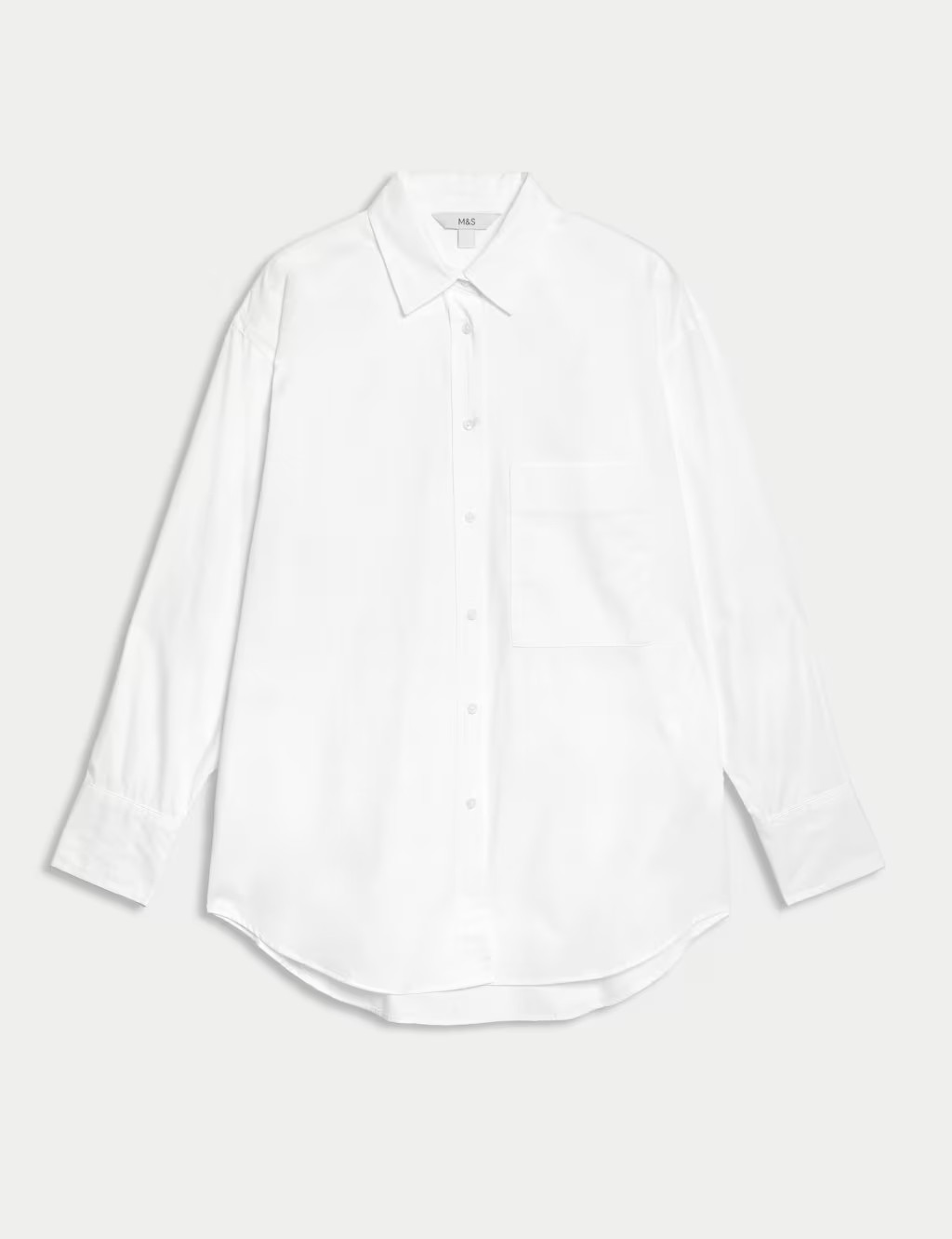 Pure Cotton Oversized Shirt | Marks & Spencer (UK)