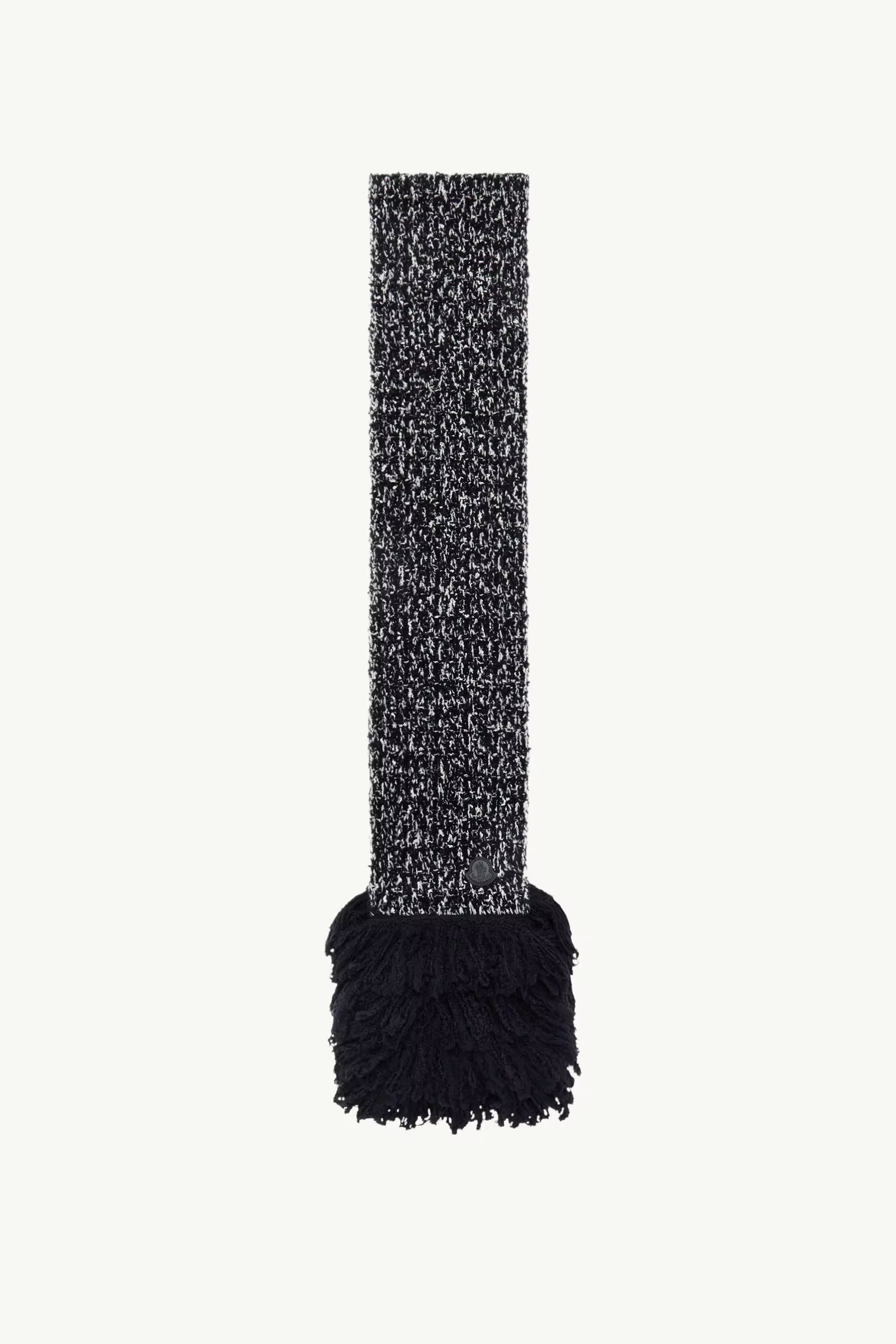 Fringe-Trim Wool Blend Scarf | Moncler