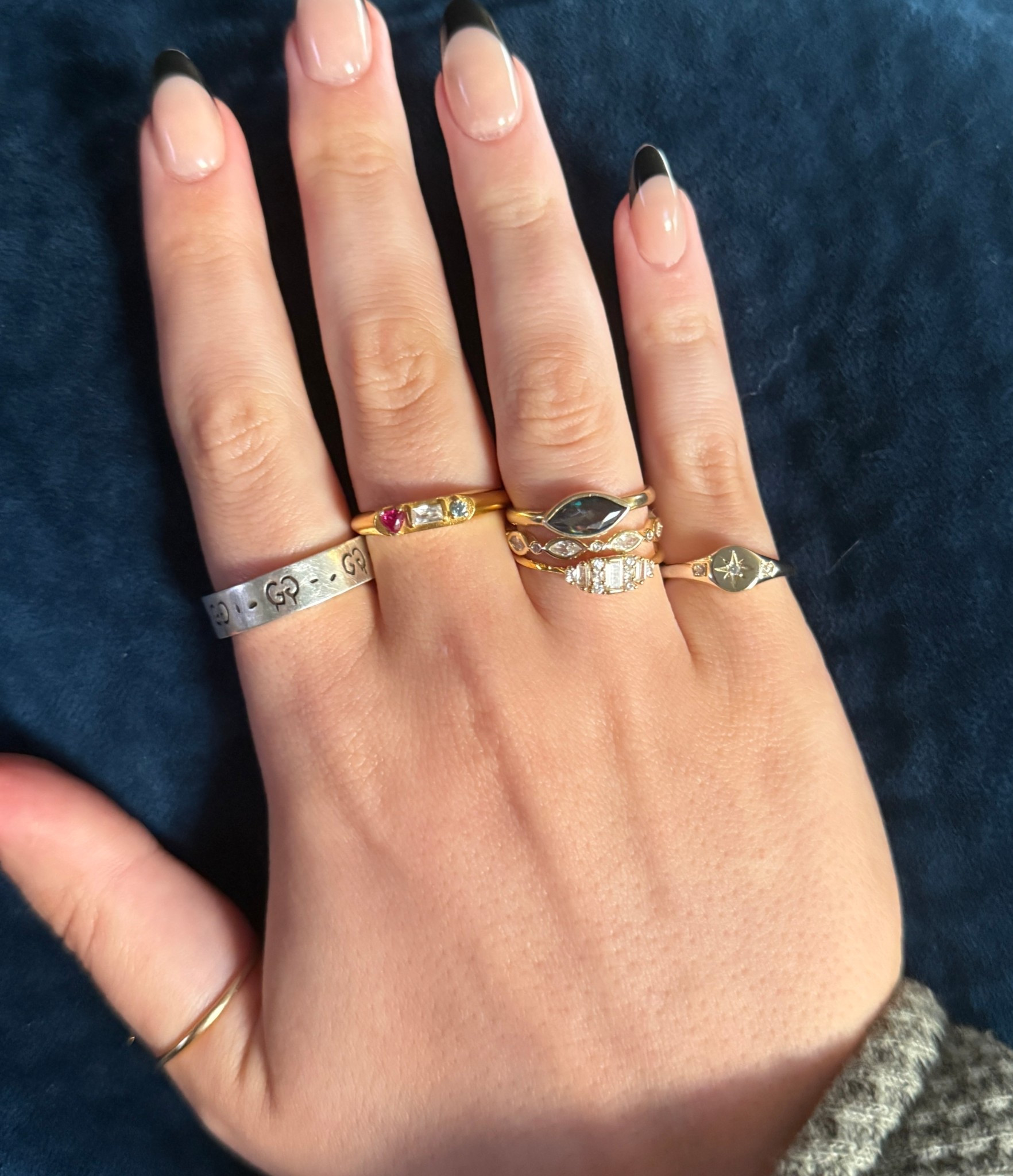 Current ring stack! 💍✨

Ring finger top ring: vintage 

Ring finger bottom ring: from Local Eclectic, ring is called “Soiree Vintage Inspired Ring”


#jewelry #rings #ringstack #funjewelry #affordablejewelry #nontarnishjewelry


#LTKFindsUnder100