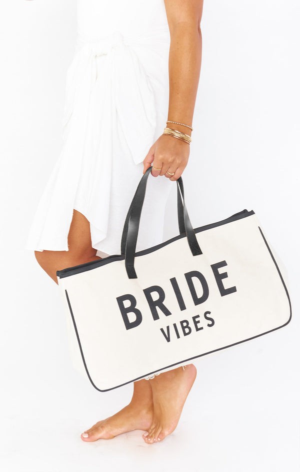 Bride Vibes Canvas Tote | Show Me Your Mumu