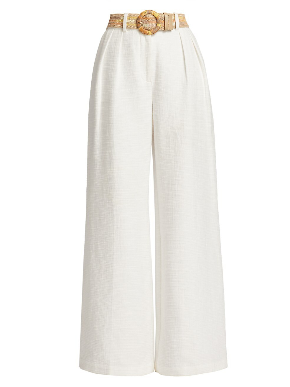 Devi Belted Wide-Leg Pants | Saks Fifth Avenue