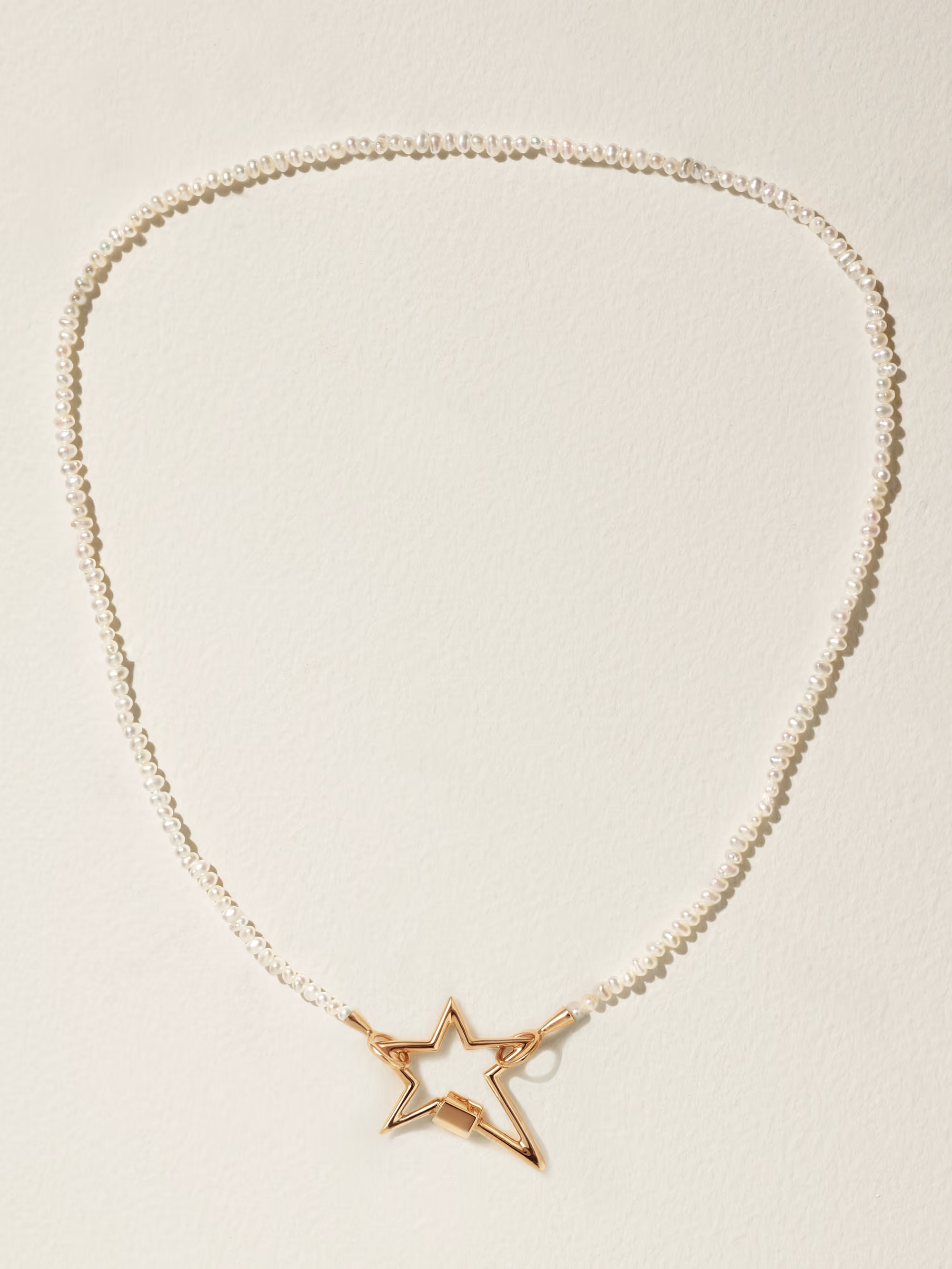 Itty Bitty Strand 14-karat gold pearl necklace | NET-A-PORTER (US)