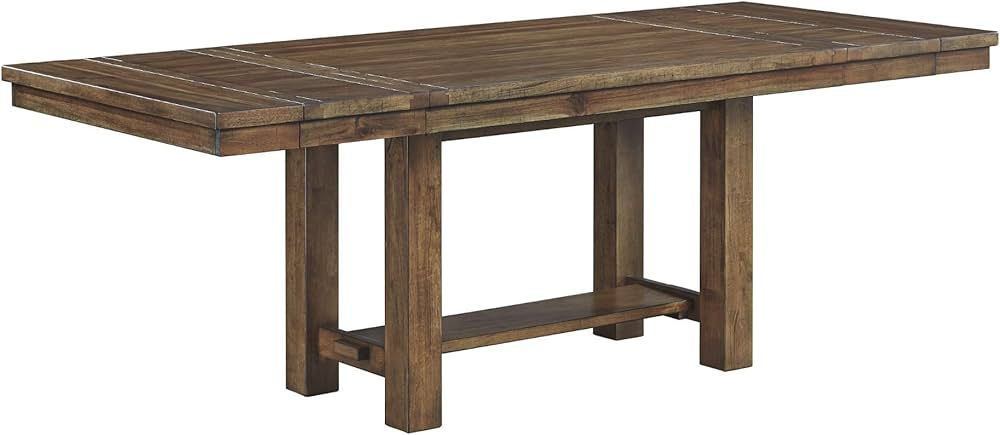 Signature Design by Ashley Moriville Farmhouse 36” x 30” Dining Extension Table, Seats up to ... | Amazon (US)