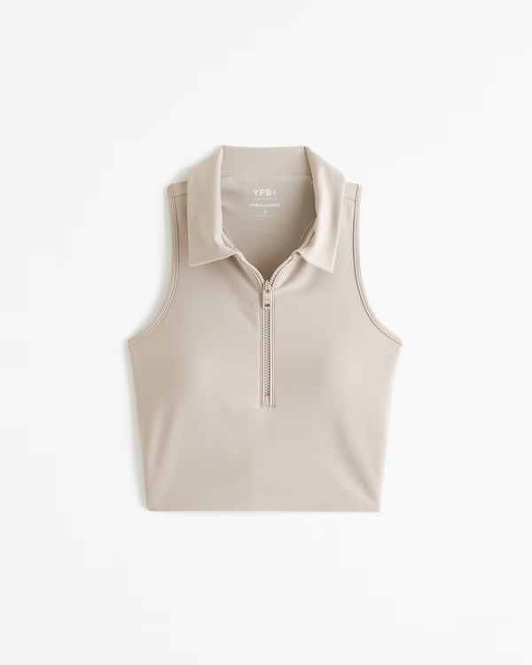 Women's YPB sculptLUX Polo Tank | Women's New Arrivals | Abercrombie.com | Abercrombie & Fitch (US)