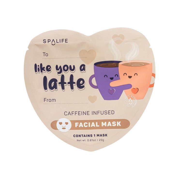 SpaLife Like You A Latte Face Mask - 0.81oz | Target