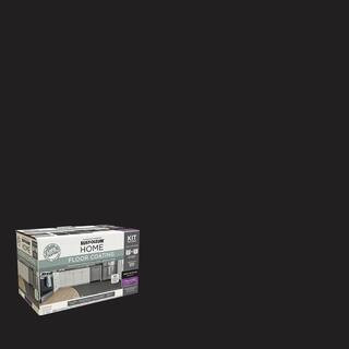 1 qt. Black Interior Floor Base Semi-Gloss Clear Coating Kit | The Home Depot