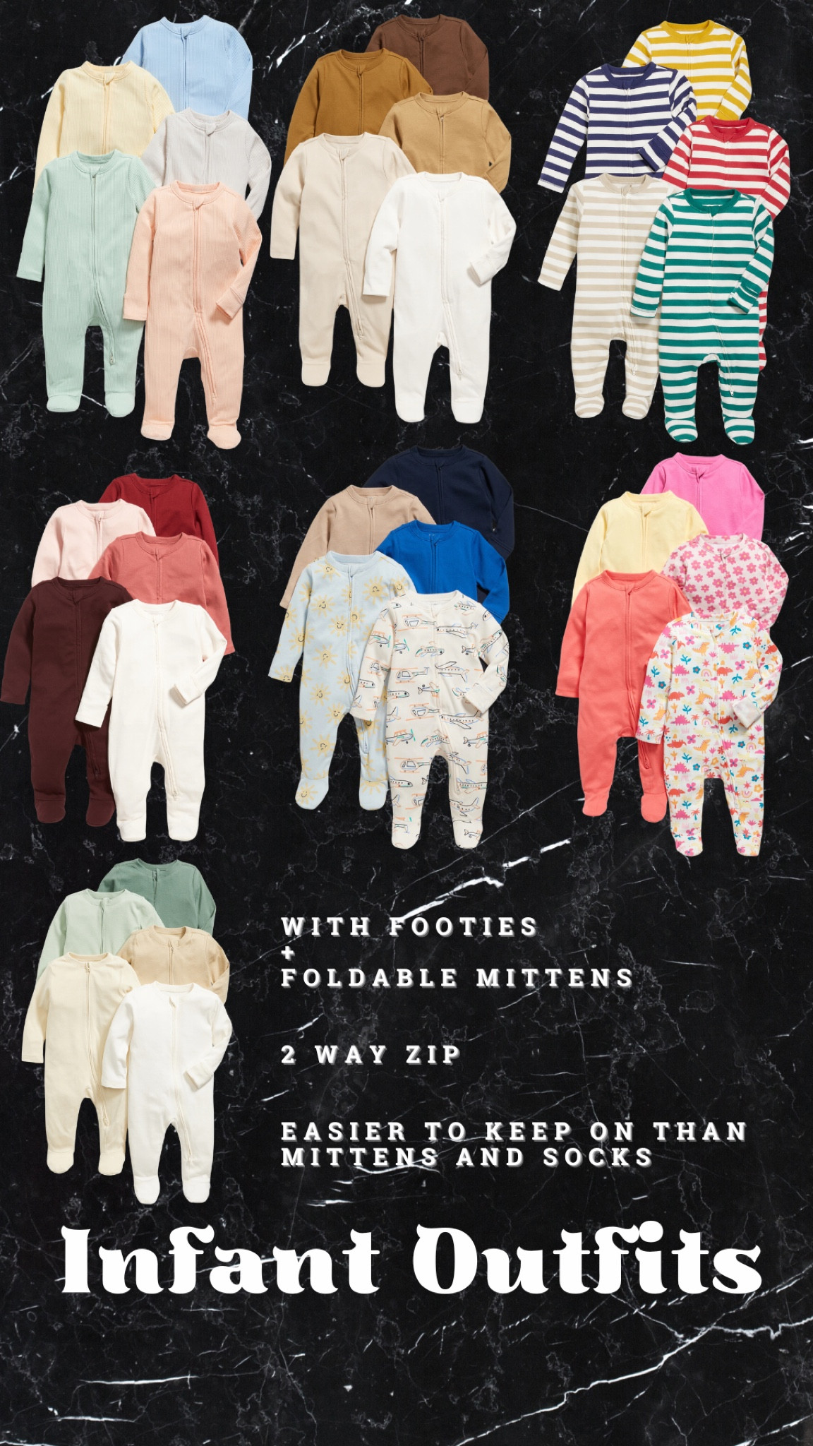 All these sets are available via the one link below! 

Infant outfits _ newborn outfits _ gender, neutral outfits _ baby outfits _ newborn outfits with foodies and built-in mittens _ most suggested newborn outfits _ unisex, sleep, and play footed, one piece, five pack baby outfits 

Gender neutral newborn outfits | infant outfits | gender neutral outfits | baby outfits | spring newborn outfits | spring fashion | baby summer outfits | summer newborn clothes 

#LTKbaby #LTKstyletip #LTKfindsunder50