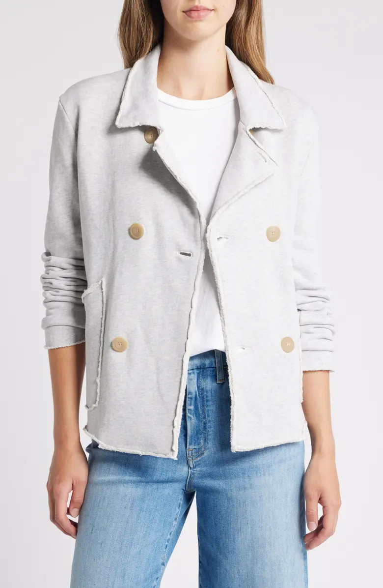 Mini Belfast Crop Knit Peacoat | Nordstrom