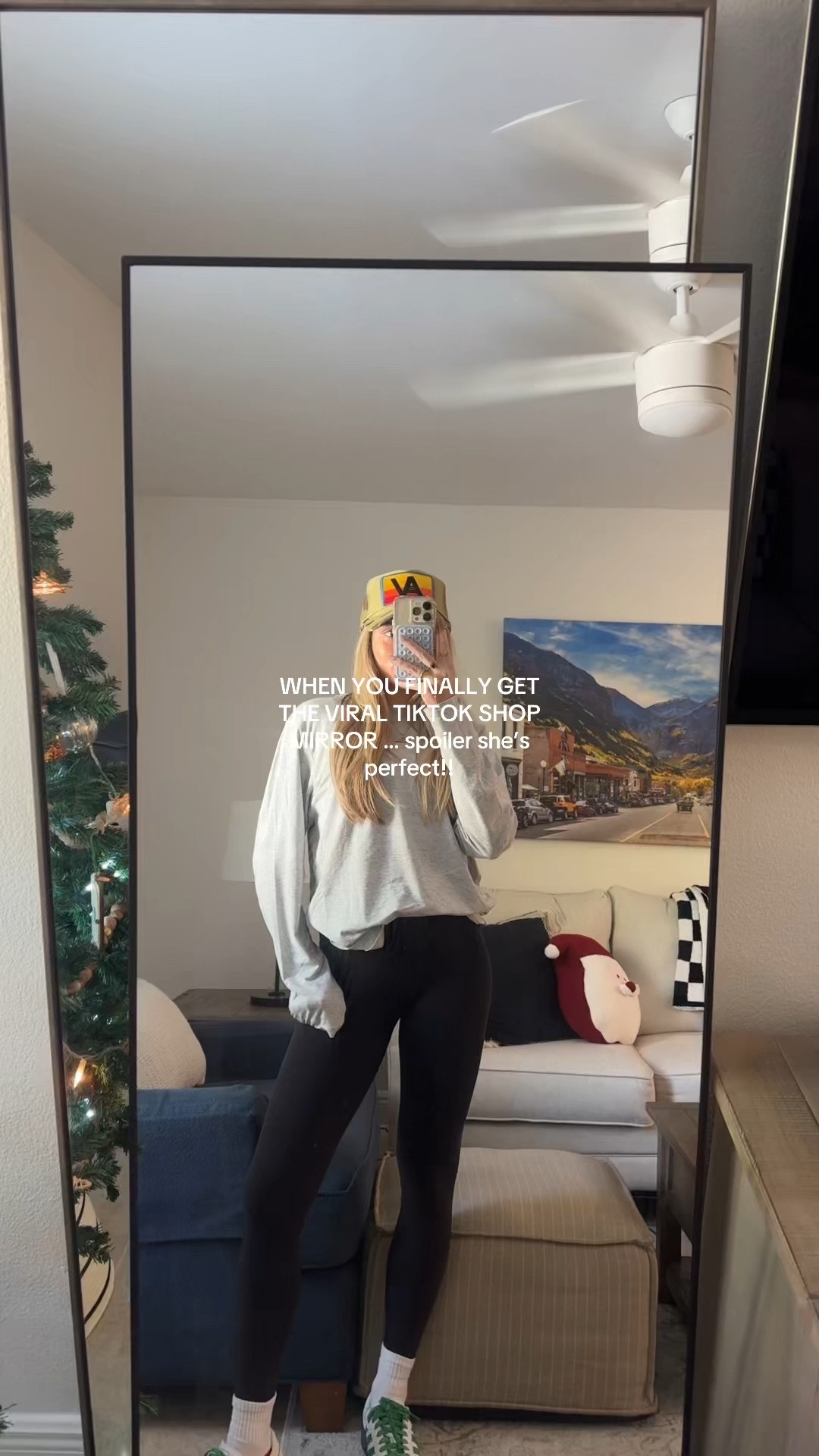 Full Length Mirror, 64"x 21" Floor Mirror with Aluminum Alloy Thin Frame, Full Body Mirror Hanging or Leaning for Wall Bedroom Dressing Mirror Home Decor, Black

#LTKWatchNow #LTKFindsUnder100 #LTKHome