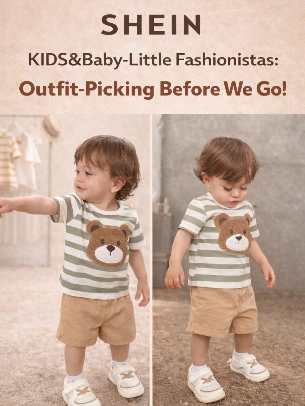 SHEIN Kids&Baby-Little Fashionistas: Outfit-Picking Before We Go! 🧸🤍✨

Download SHEIN APP, search, and follow 👉Cozy Pixies,Vintaside Kids,Playful Pals👈 for the trendiest looks.
Don’t forget to use my coupon for extra savings! 🎫H4klaudiiabeautystyle905✨

@sheinofficial @shein_us @shein_kids 
#SHEINKIDS #SHEINtrends #ad 



#LTKMens #LTKKids #LTKBaby