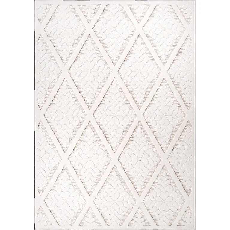 My Texas House Calla Indoor/ Outdoor Area Rug, Natural Driftwood, 5' x 7' - Walmart.com | Walmart (US)