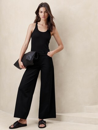 Ribbed Scoop-Neck Tank | Banana Republic Factory