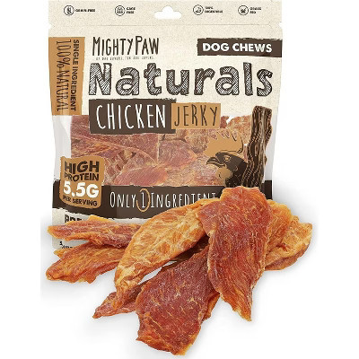 Mighty Paw Chicken Jerky Treats - Natural Chews for Dogs, 14 oz Bag | Target