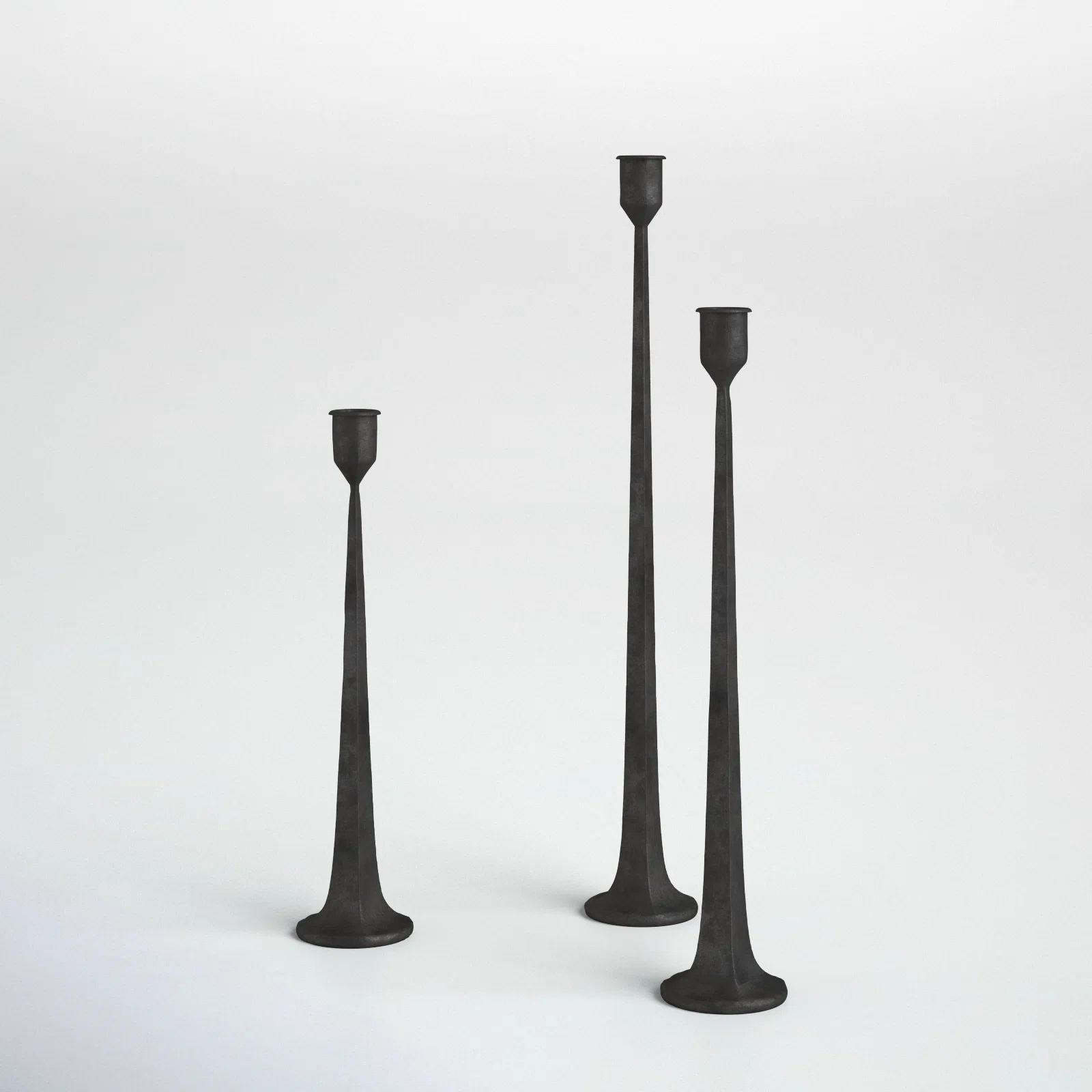 Salah 3 Piece Iron Tabletop Candlestick Set | Wayfair North America