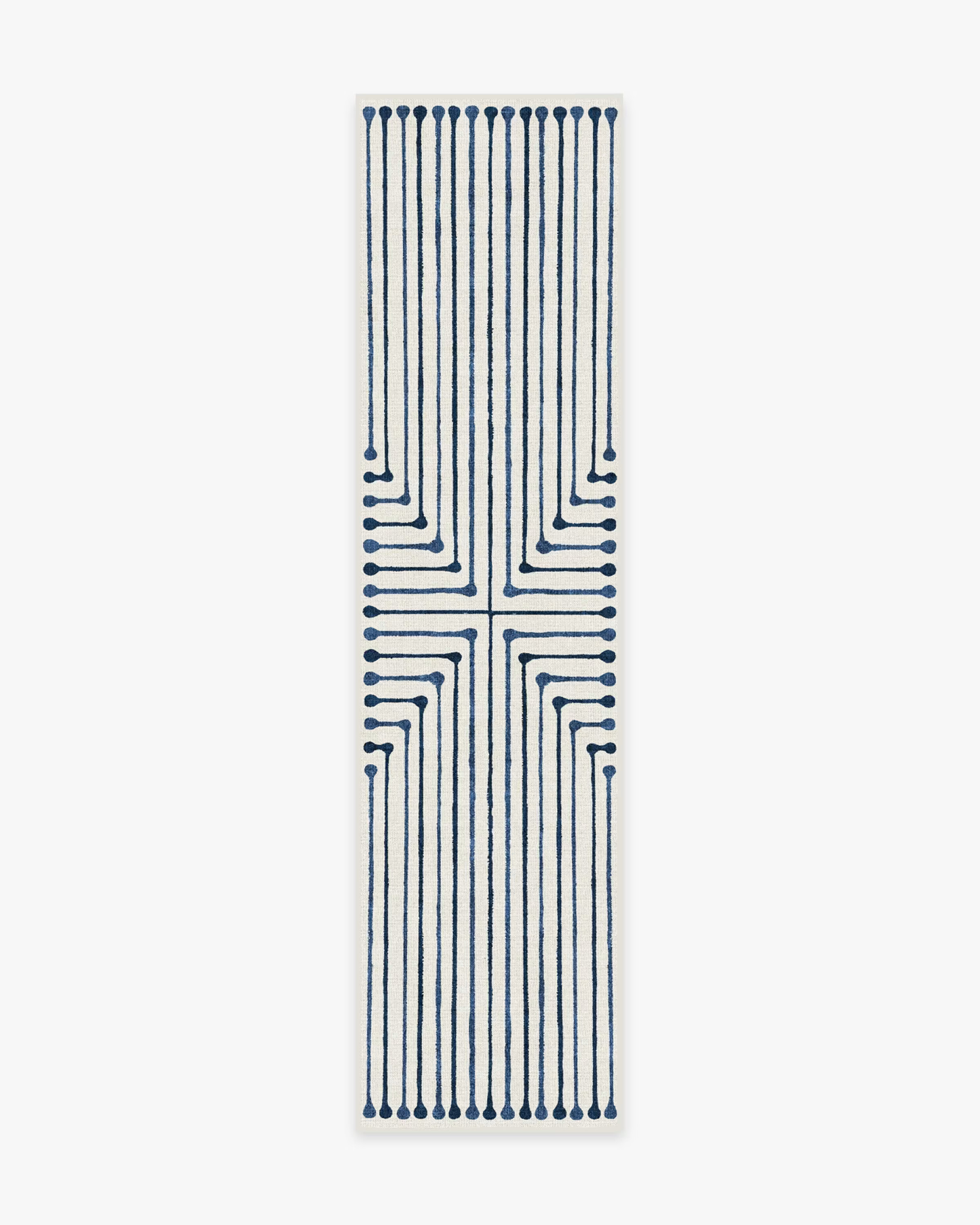 Jonathan Adler Inkdrop Slate Blue Rug | Ruggable