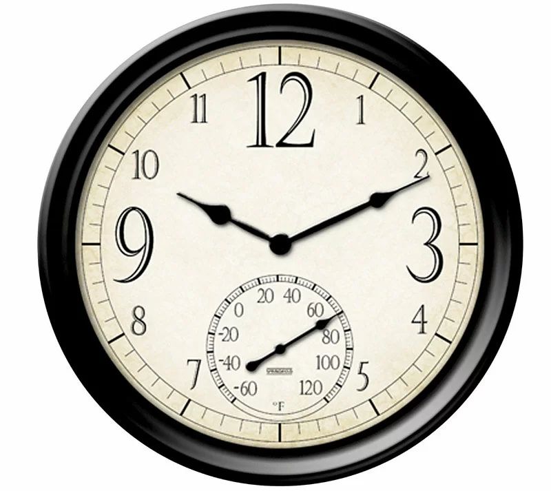 Springfield Precision Instruments 14'' Wireless Clock Thermometer & Reviews | Wayfair | Wayfair North America