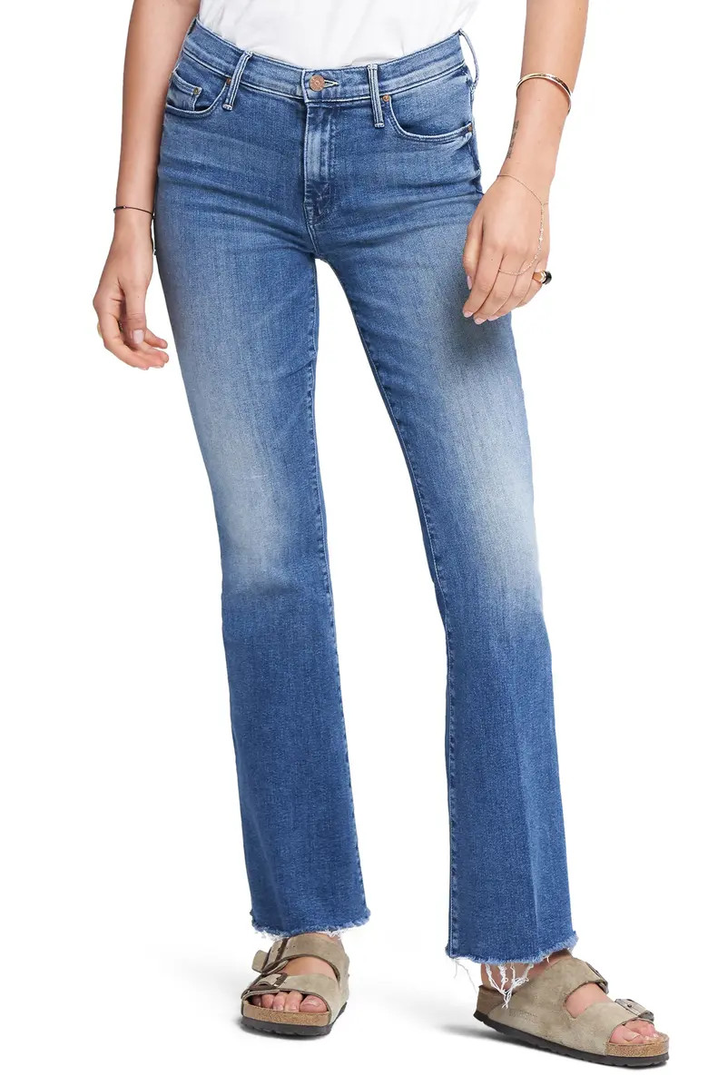 Fray Hem Bootcut Jeans | Nordstrom