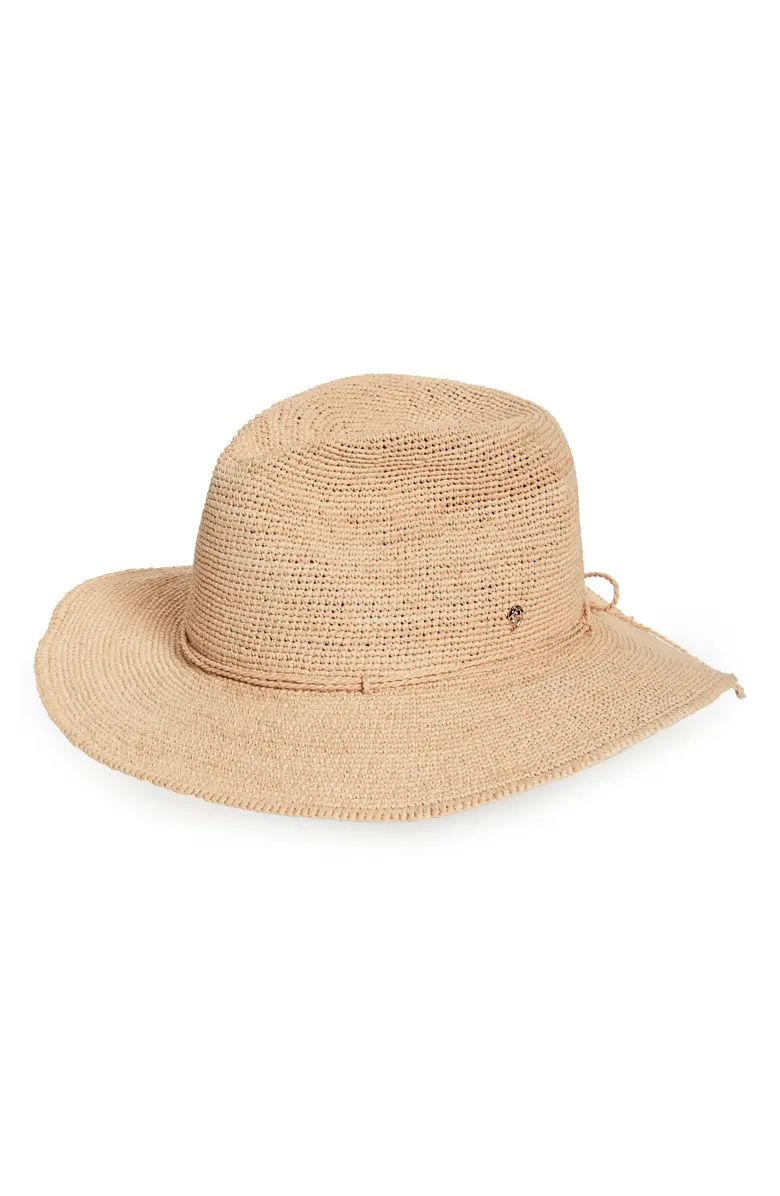 Desmonda Packable Raffia Fedora | Nordstrom