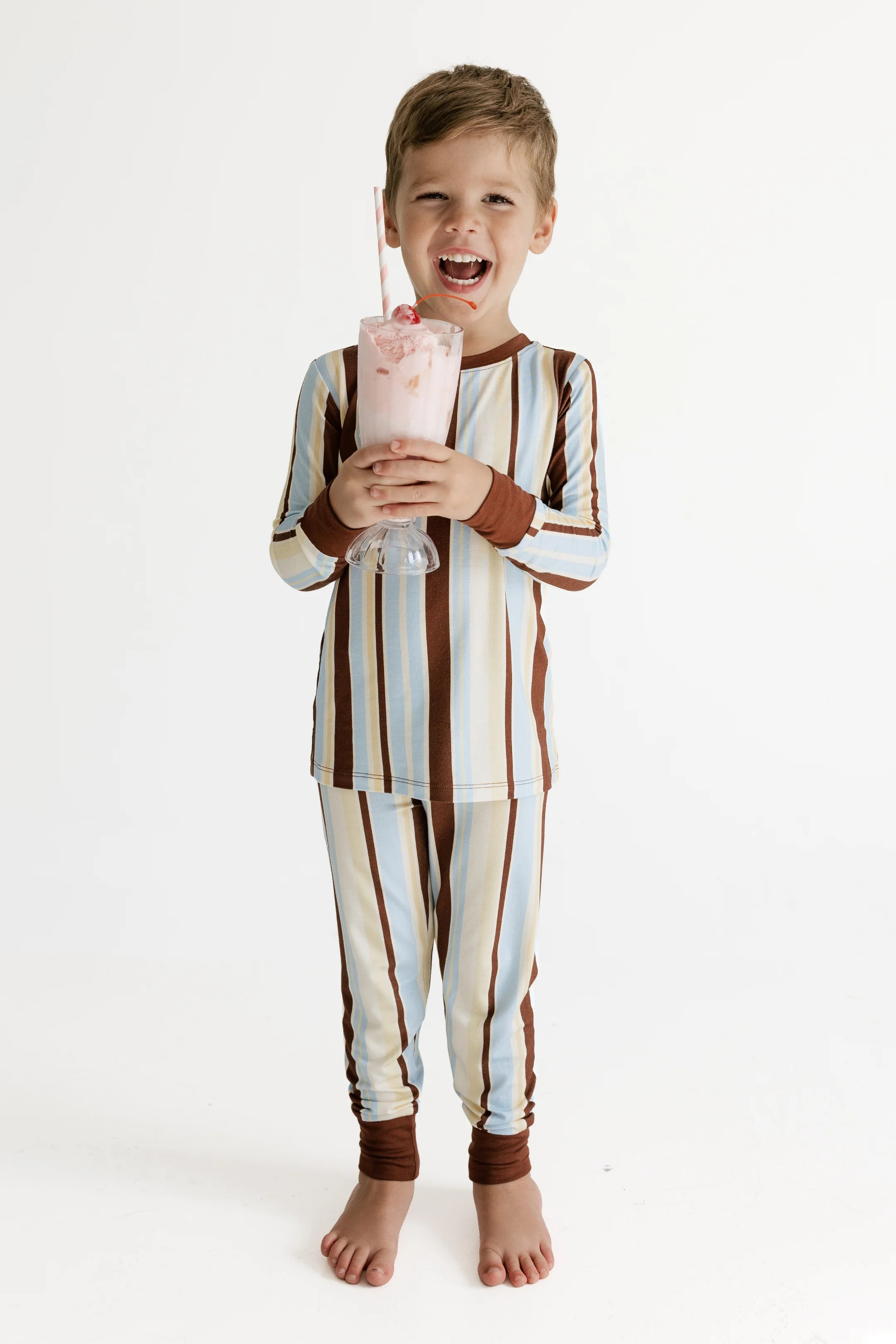 Leo Stripe Two Piece Set | Bamboo Kids Pajamas | In My Jammers | In My Jammers