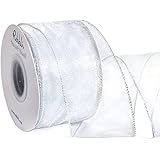 Royal Imports Organza Wired Sheer Ribbon 2.5" (#40) for Floral & Craft Decoration, 50 Yard Roll (... | Amazon (US)