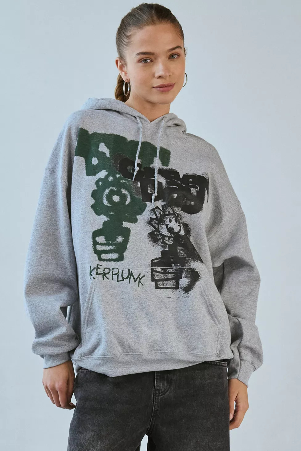 Green Day Kerplunk Graphic Hoodie Sweatshirt | Urban Outfitters (US and RoW)