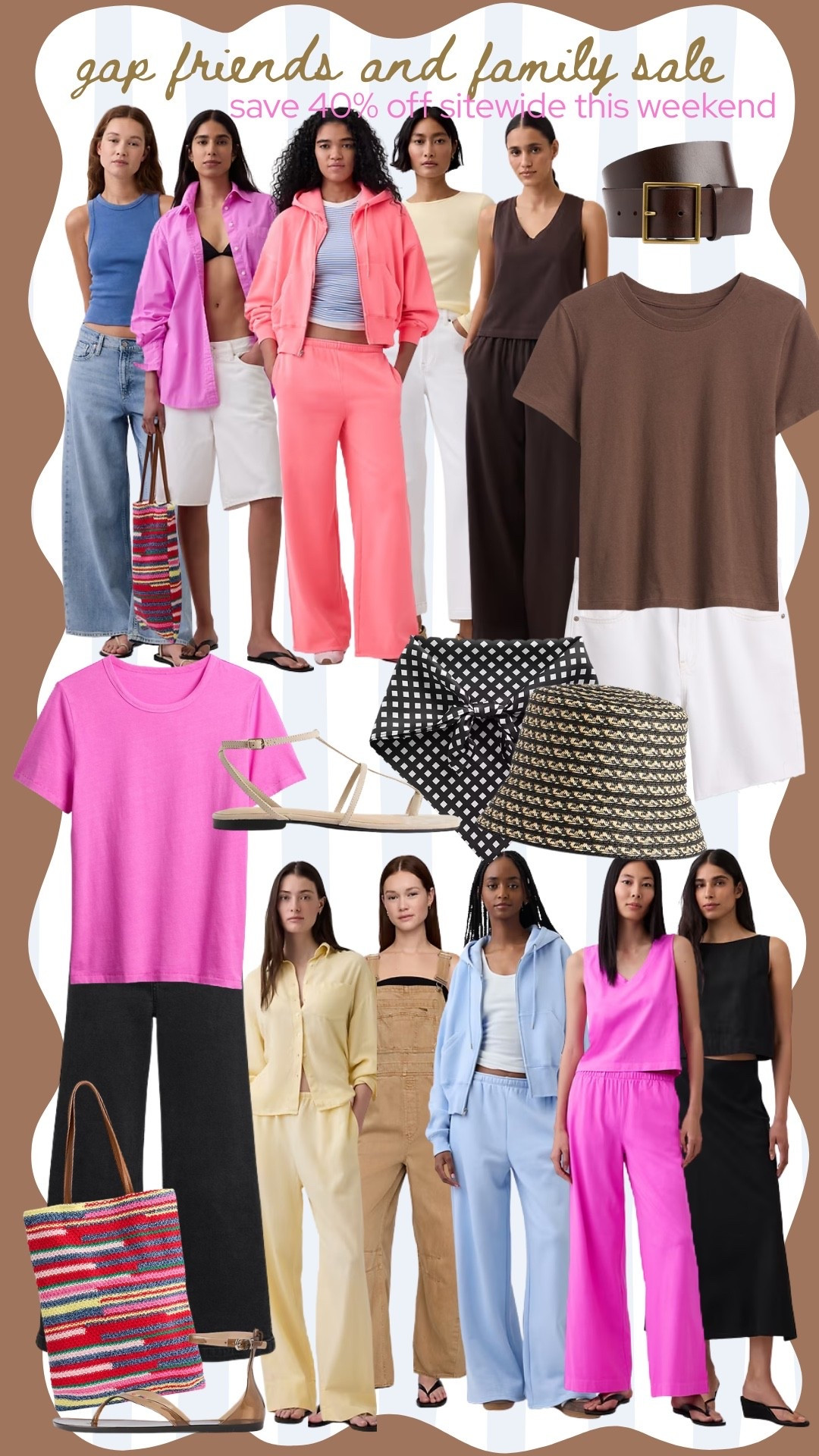 friends and family are 40% off at gap!  use code BEST for extra 10% off 

#LTKSaleAlert #LTKSeasonal