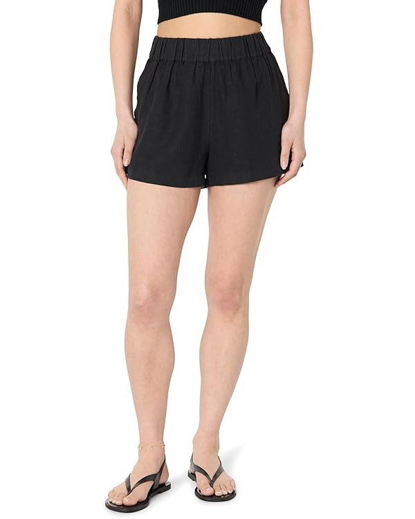 The Drop Women's Standard Essie Linen Pull on Mini Short | Amazon (US)