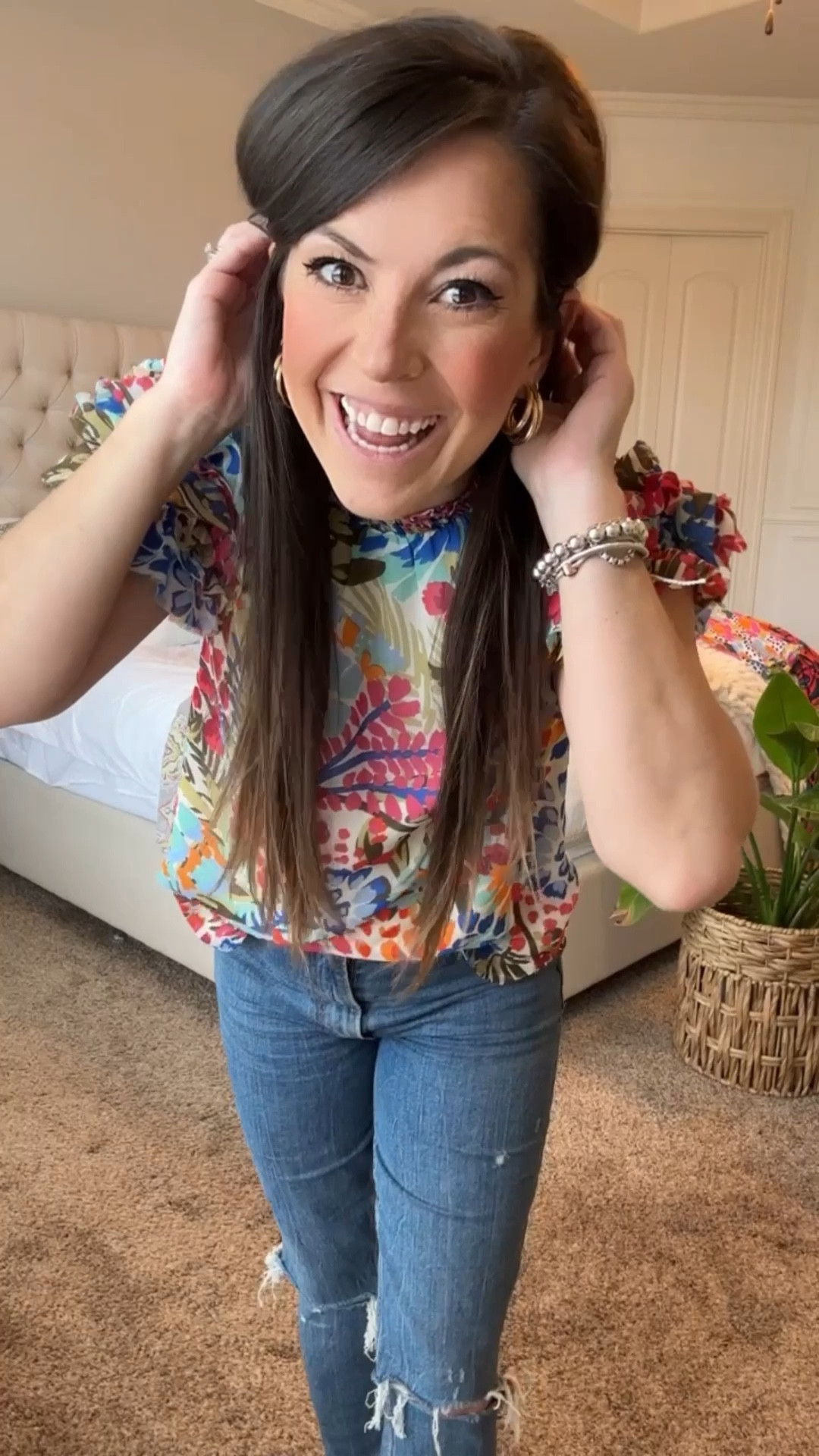 Loving the colors on this top! It’s simply stunning! True to size and so pretty!

#LTKstyletip #LTKworkwear #LTKfit