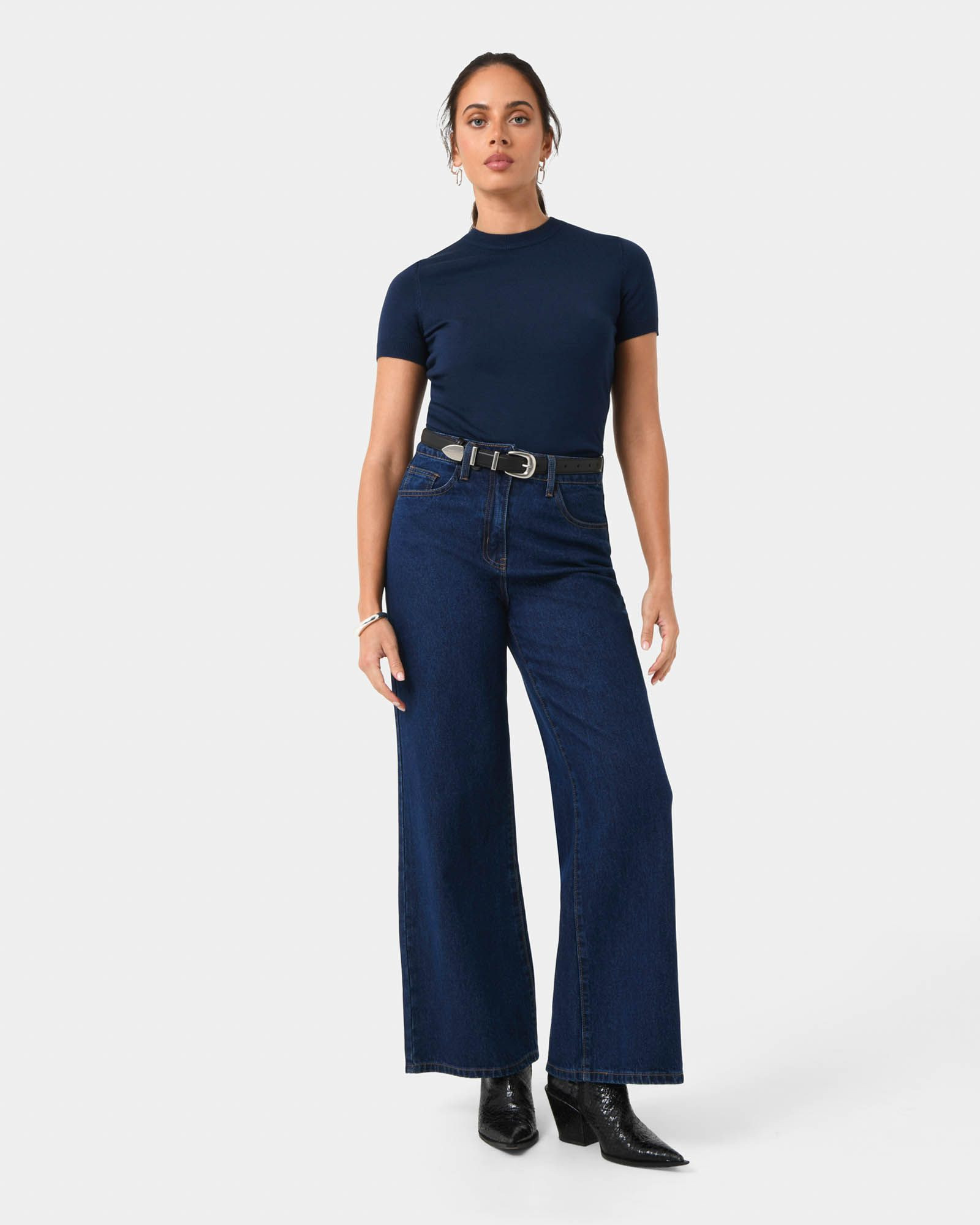 Carmen Wide Leg Jeans | FORCAST