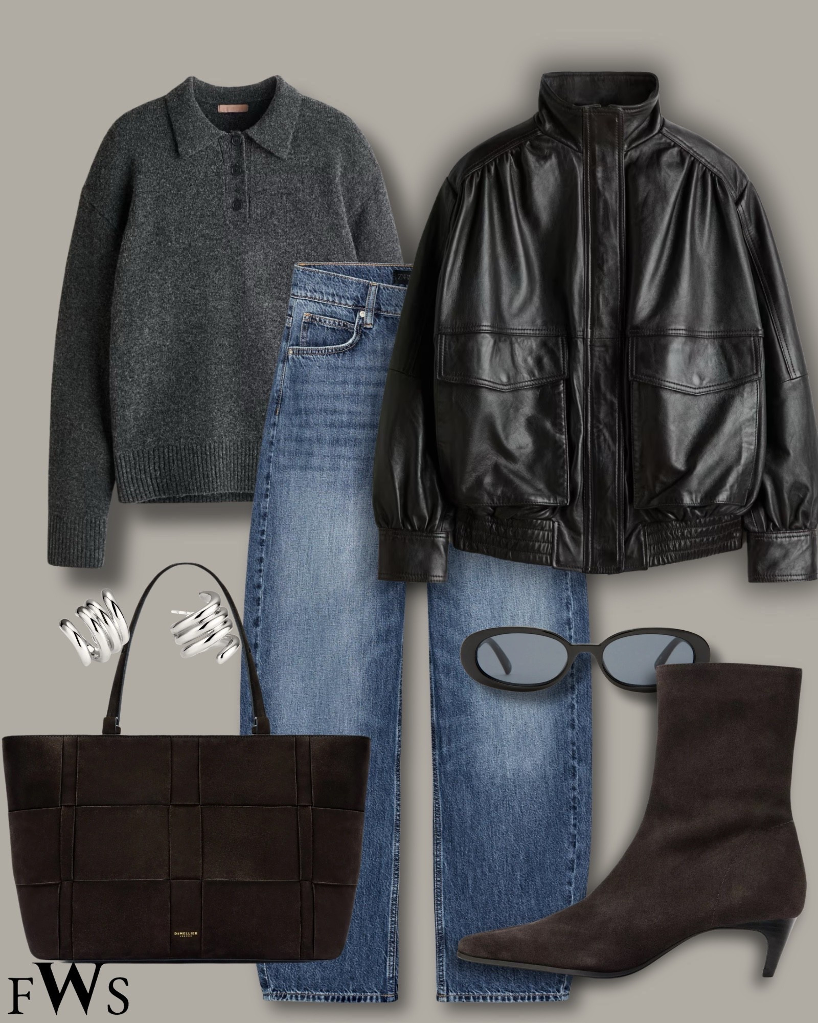 Styling barrel leg jeans for mid season 🤎

#LTKover50style #LTKspring #LTKjeans